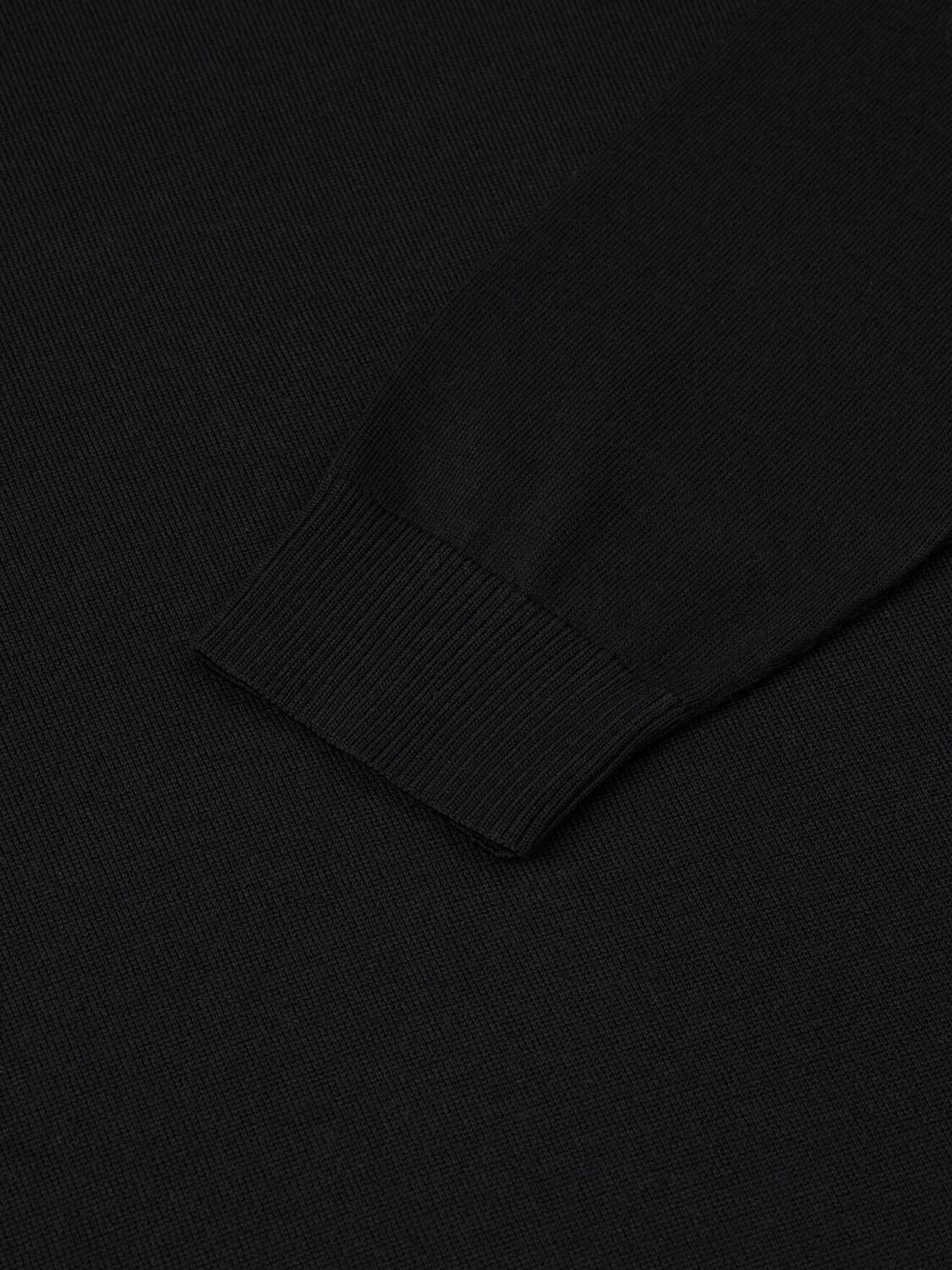Edward black merino turtleneck
