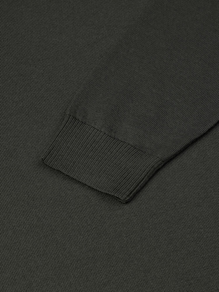 Edward khaki merino turtleneck