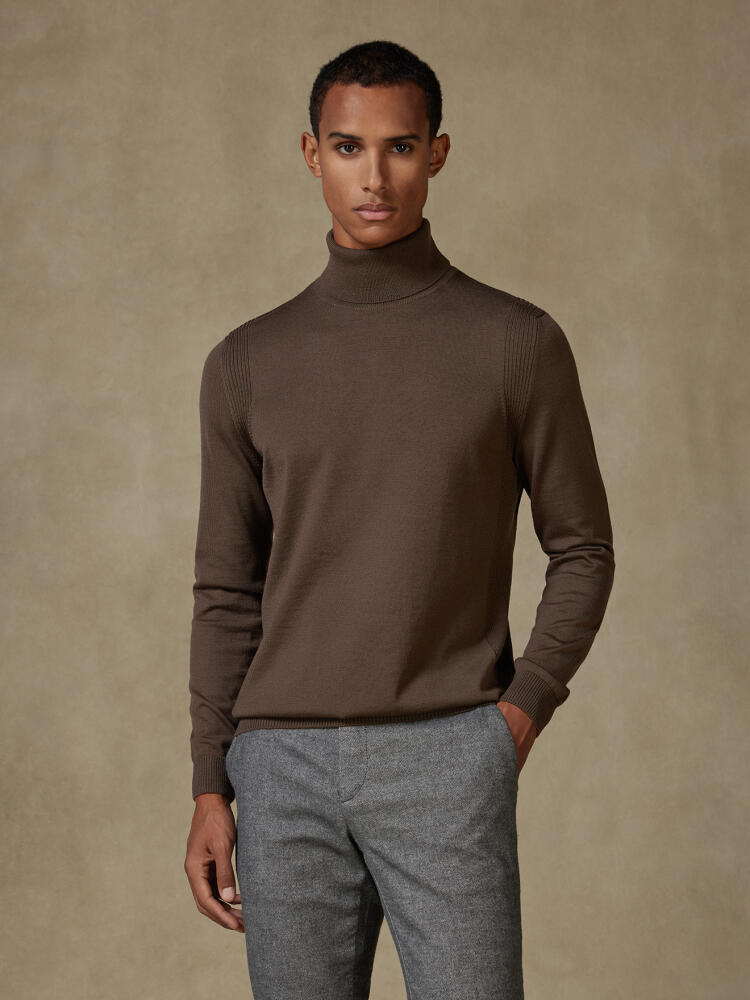 Dolcevita Edward in lana merino visone