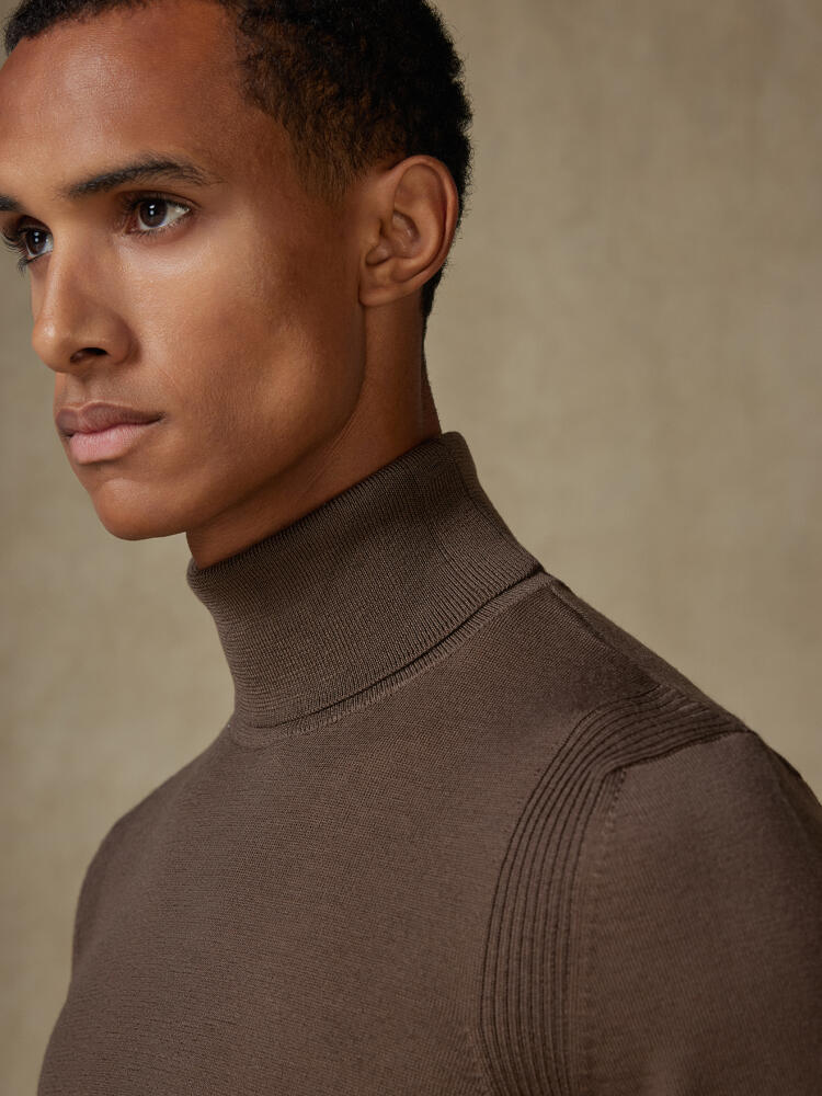 Dolcevita Edward in lana merino visone