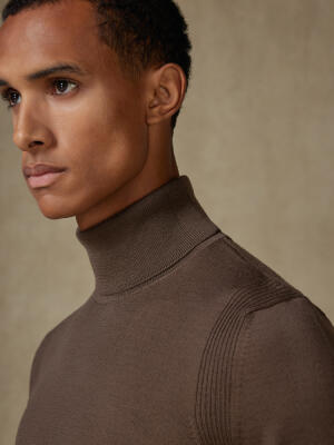 Dolcevita Edward in lana merino visone