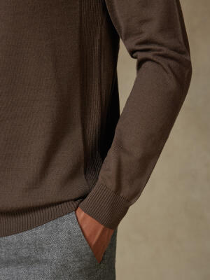 Dolcevita Edward in lana merino visone