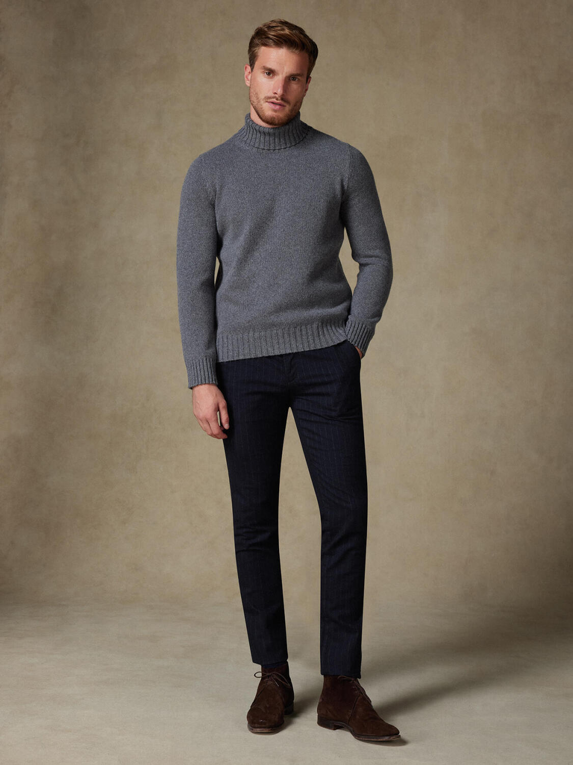 Garret grijze coltrui