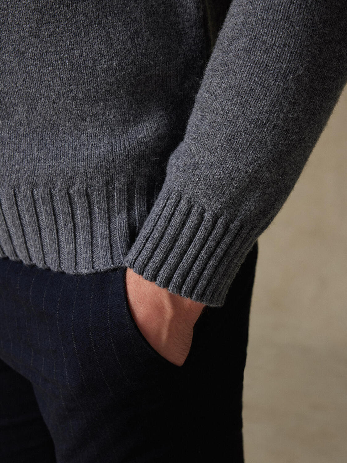 Garret grijze coltrui