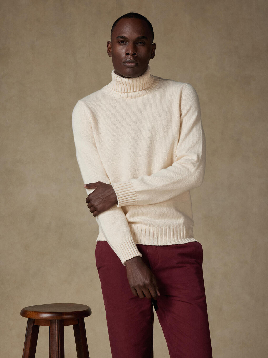 Garret off-white turtleneck