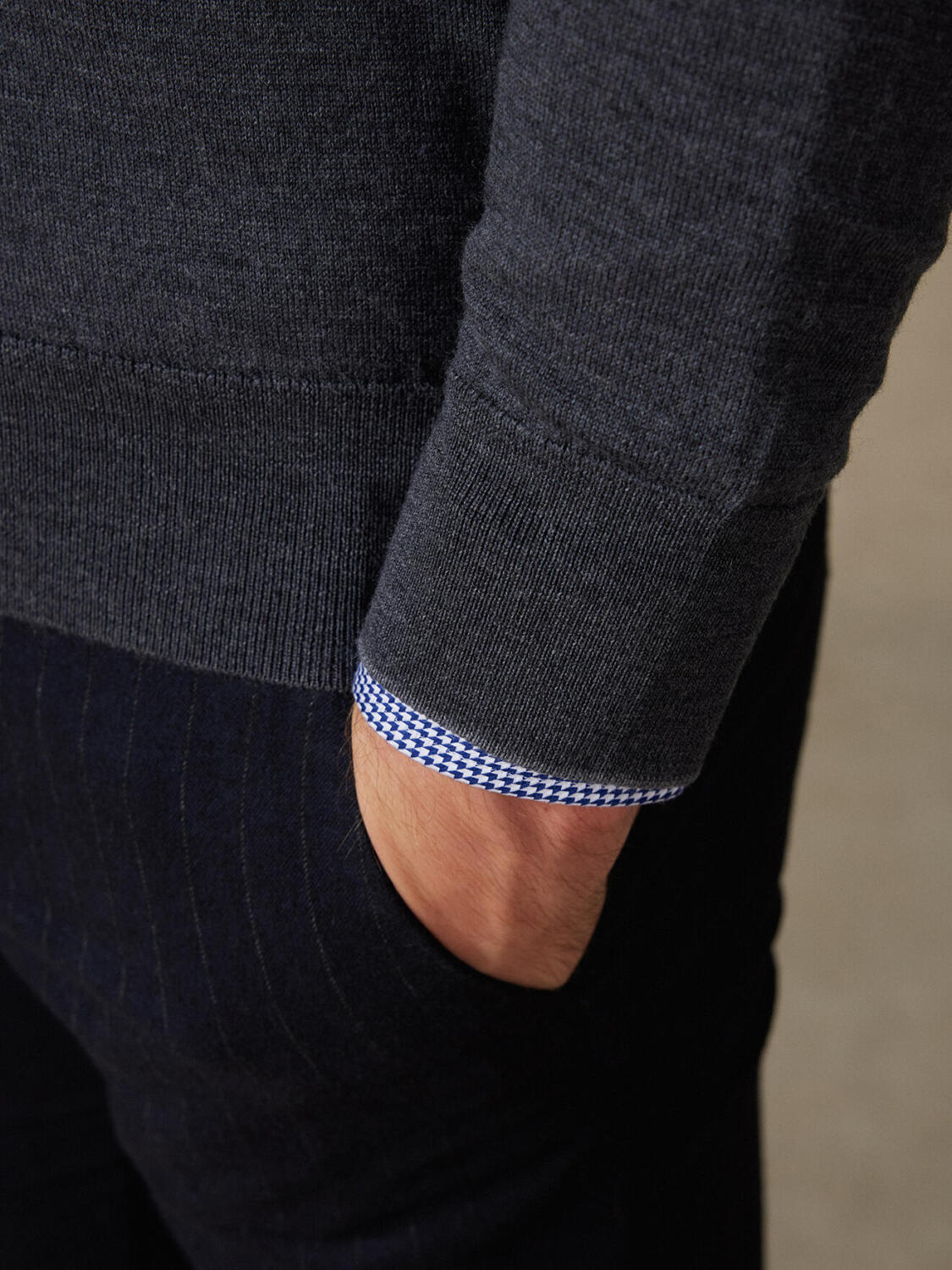 Full zip Clay anthrazitgrau