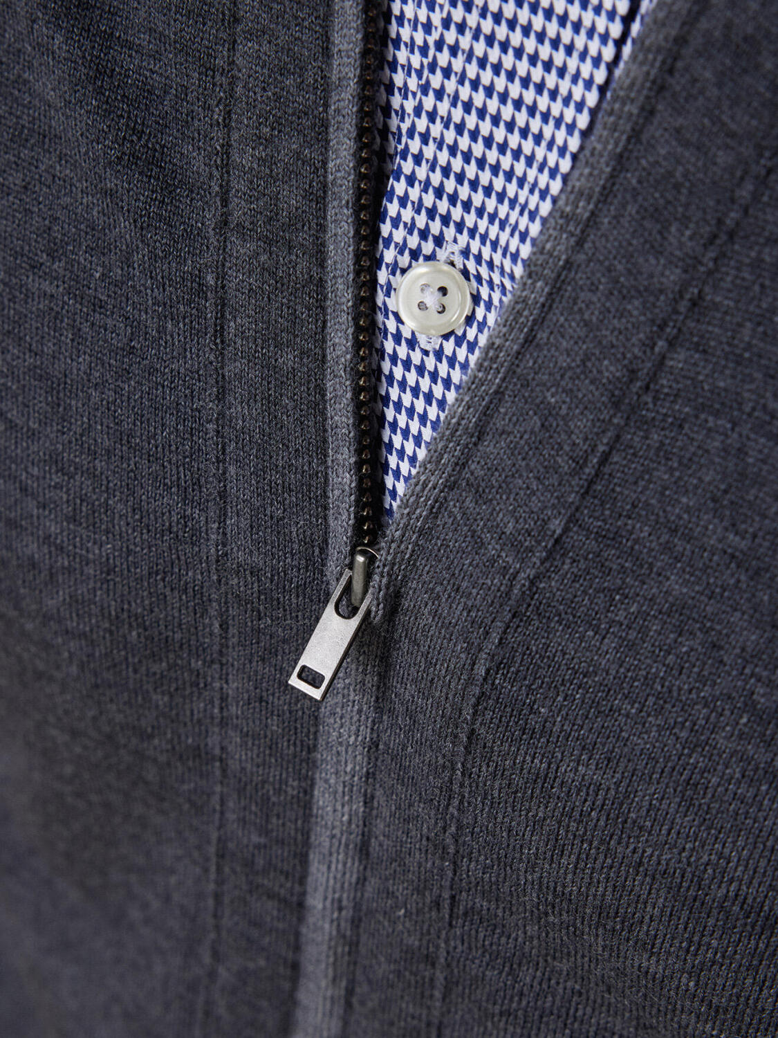 Full zip Clay anthrazitgrau