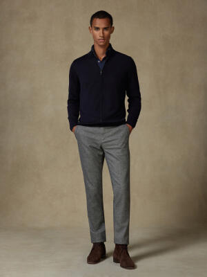 Full Zip Teddy en m&eacute;rinos marine