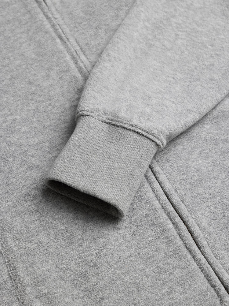 Full zip Todd en éponge gris