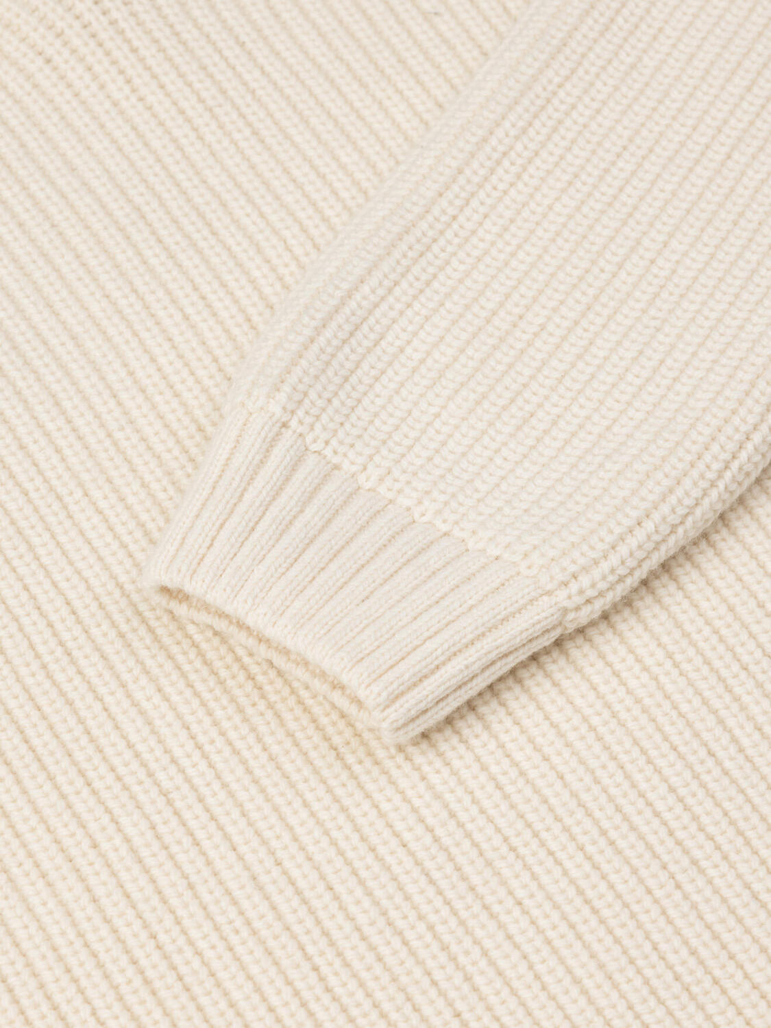 Halber Zip Buster ecru