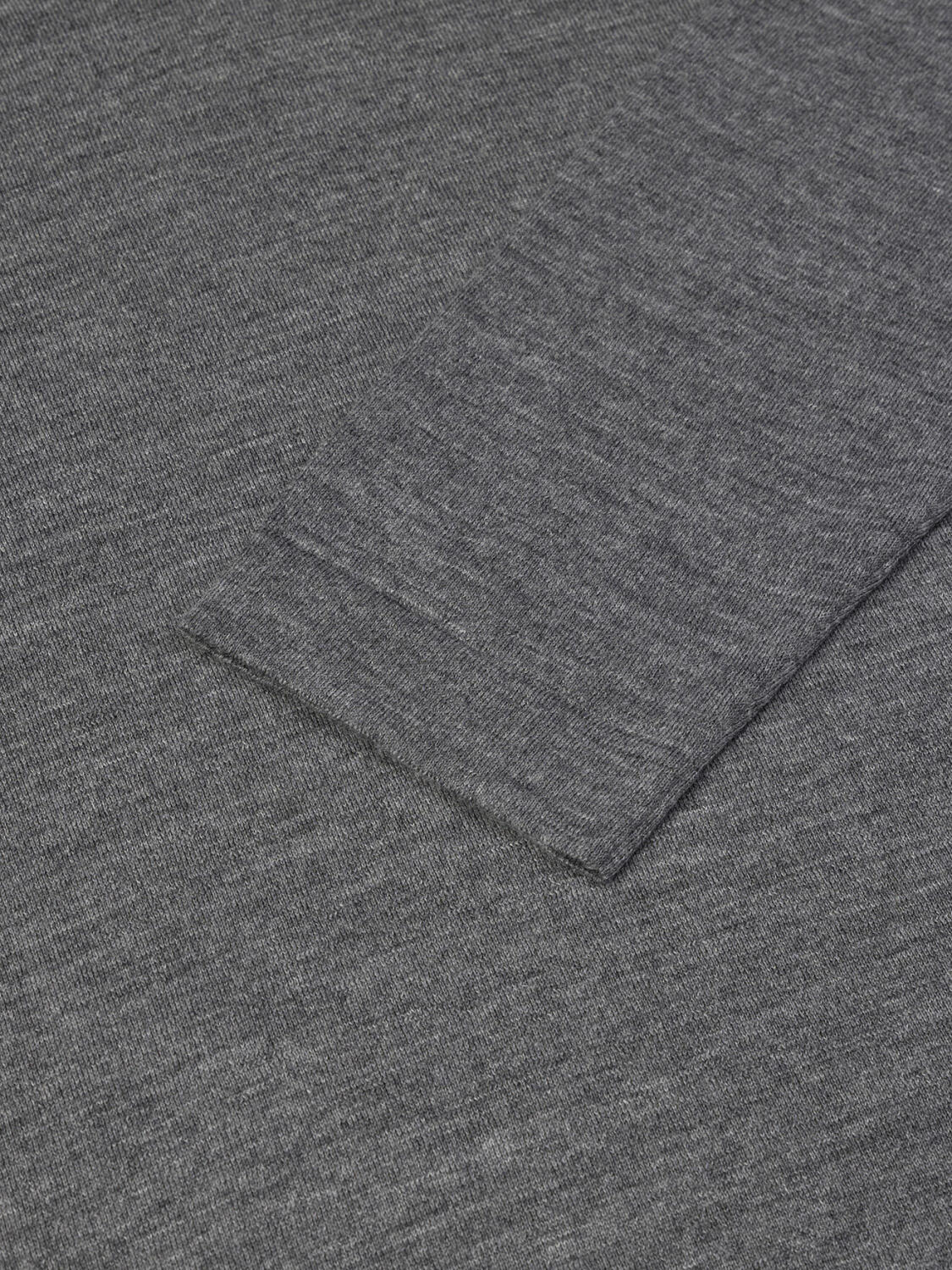 Polo Ivy en mérinos gris