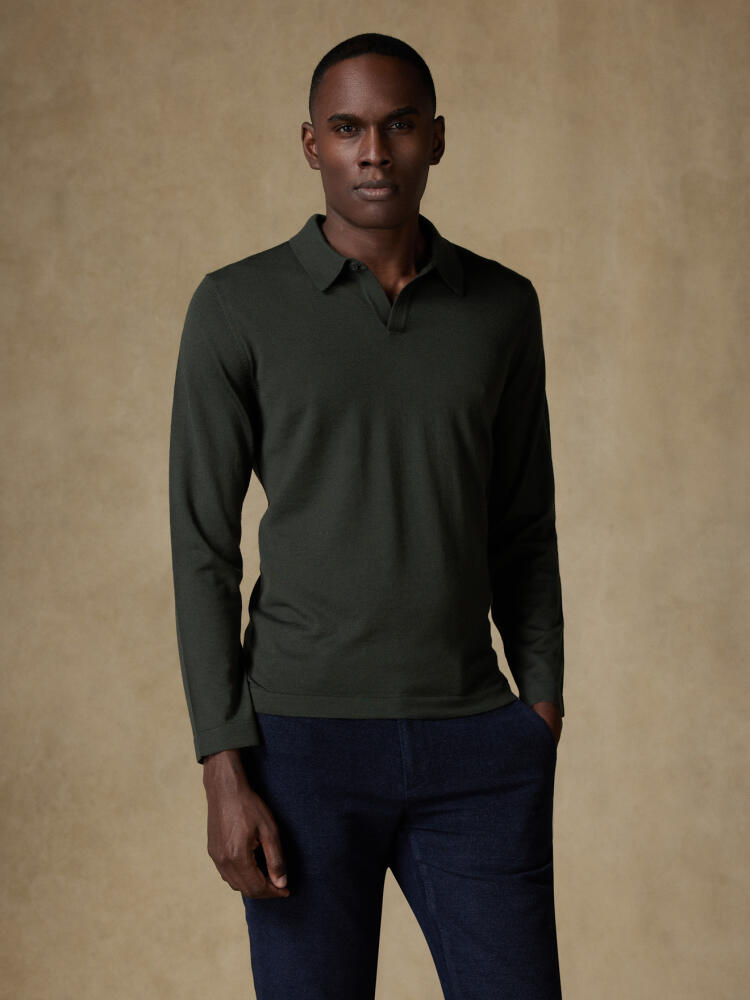 Polo Ivy merino verde