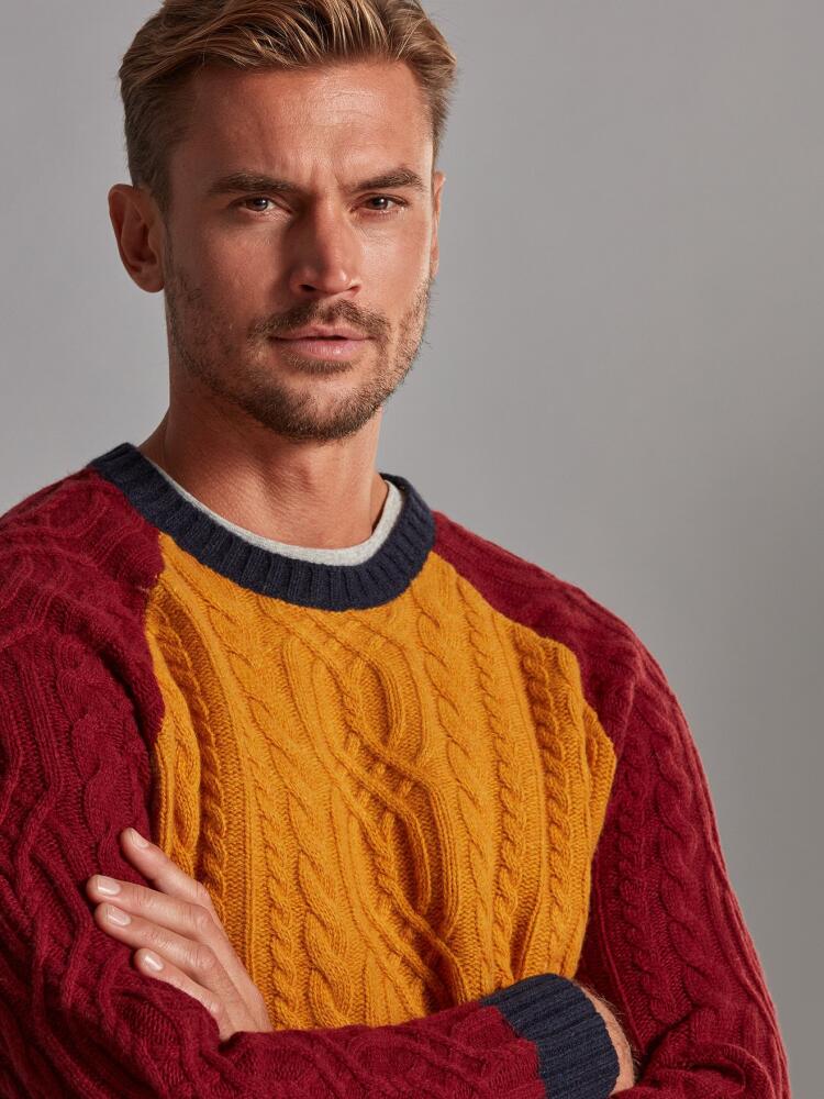 Maglione Aran in lana dagnello