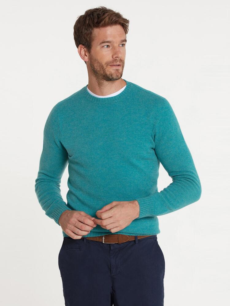 Maglione girocollo Geelong blue lagoon