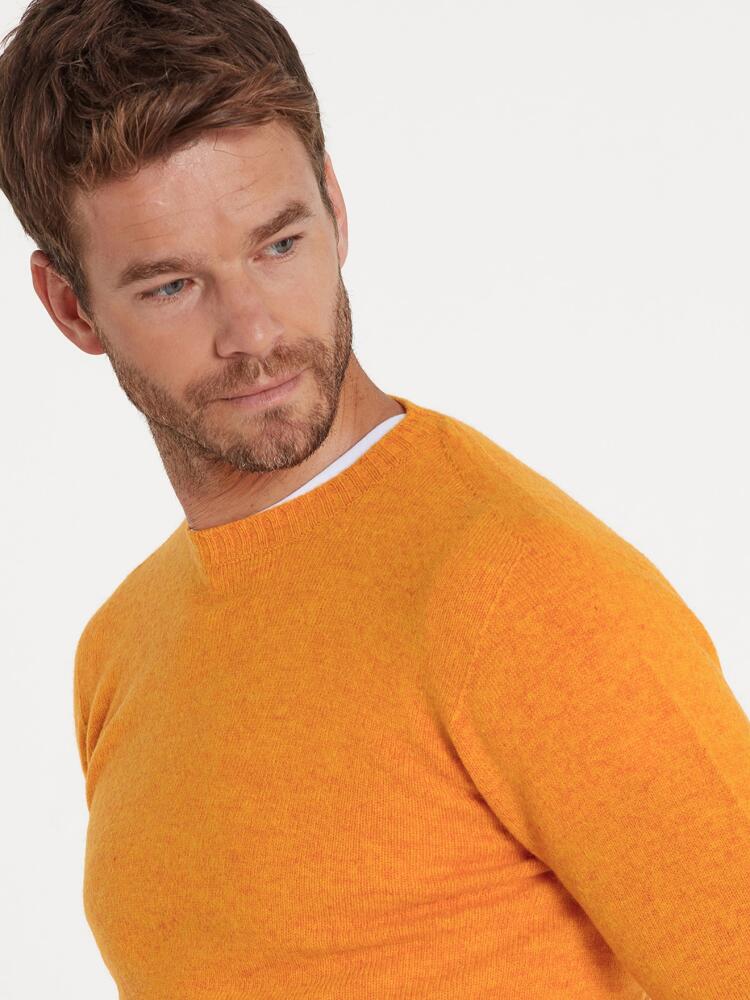 Geelong orange round neck sweater