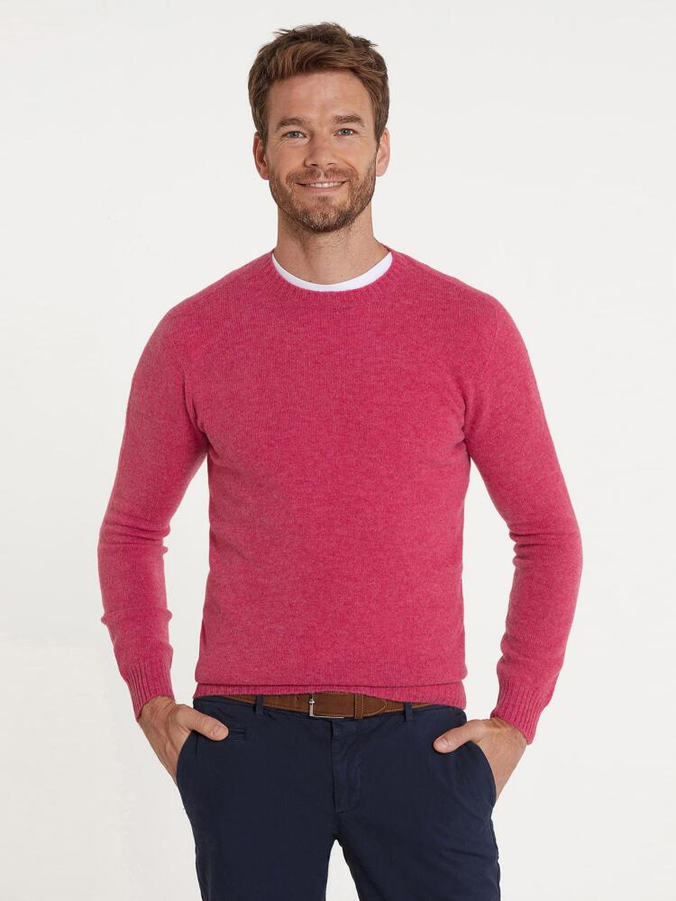 Geelong pink round neck sweater