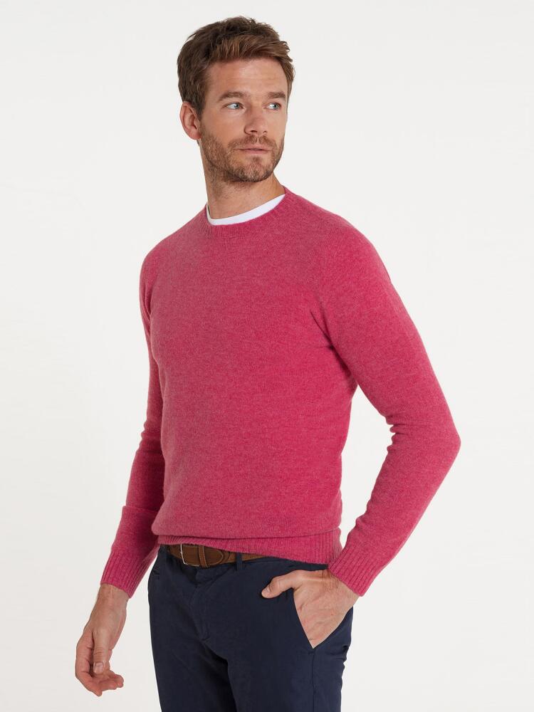 Geelong pink round neck sweater