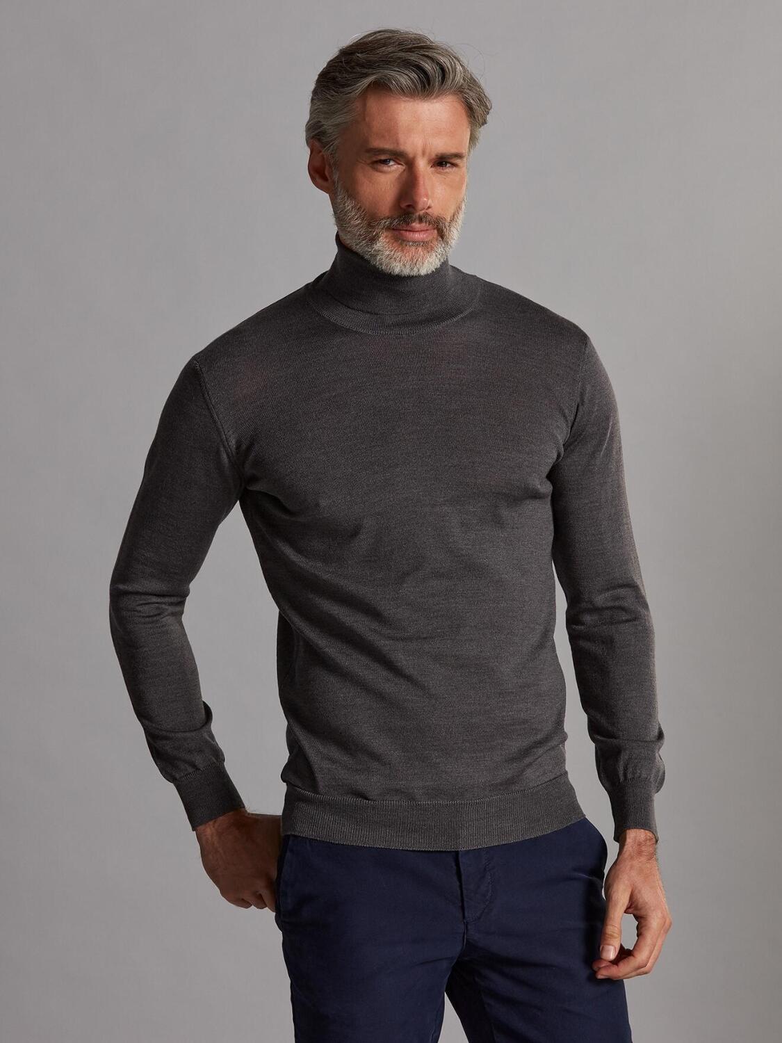 Bond coltrui in antraciet merino