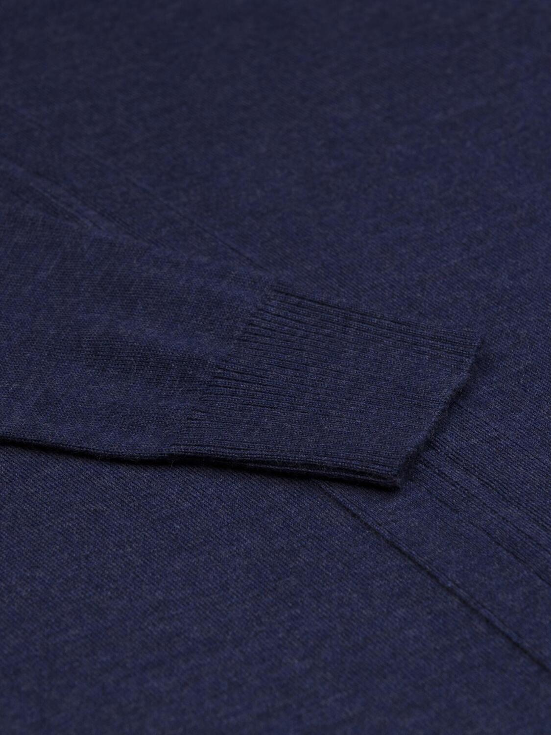 Bady zip-up cardigan in indigo merino