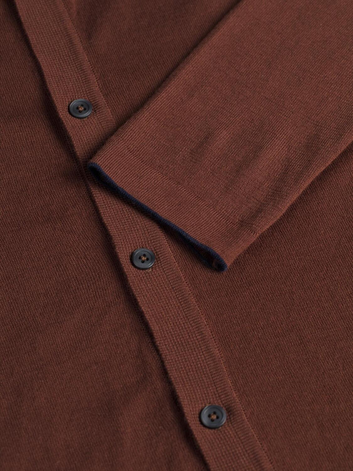 Ted chocolate cardigan