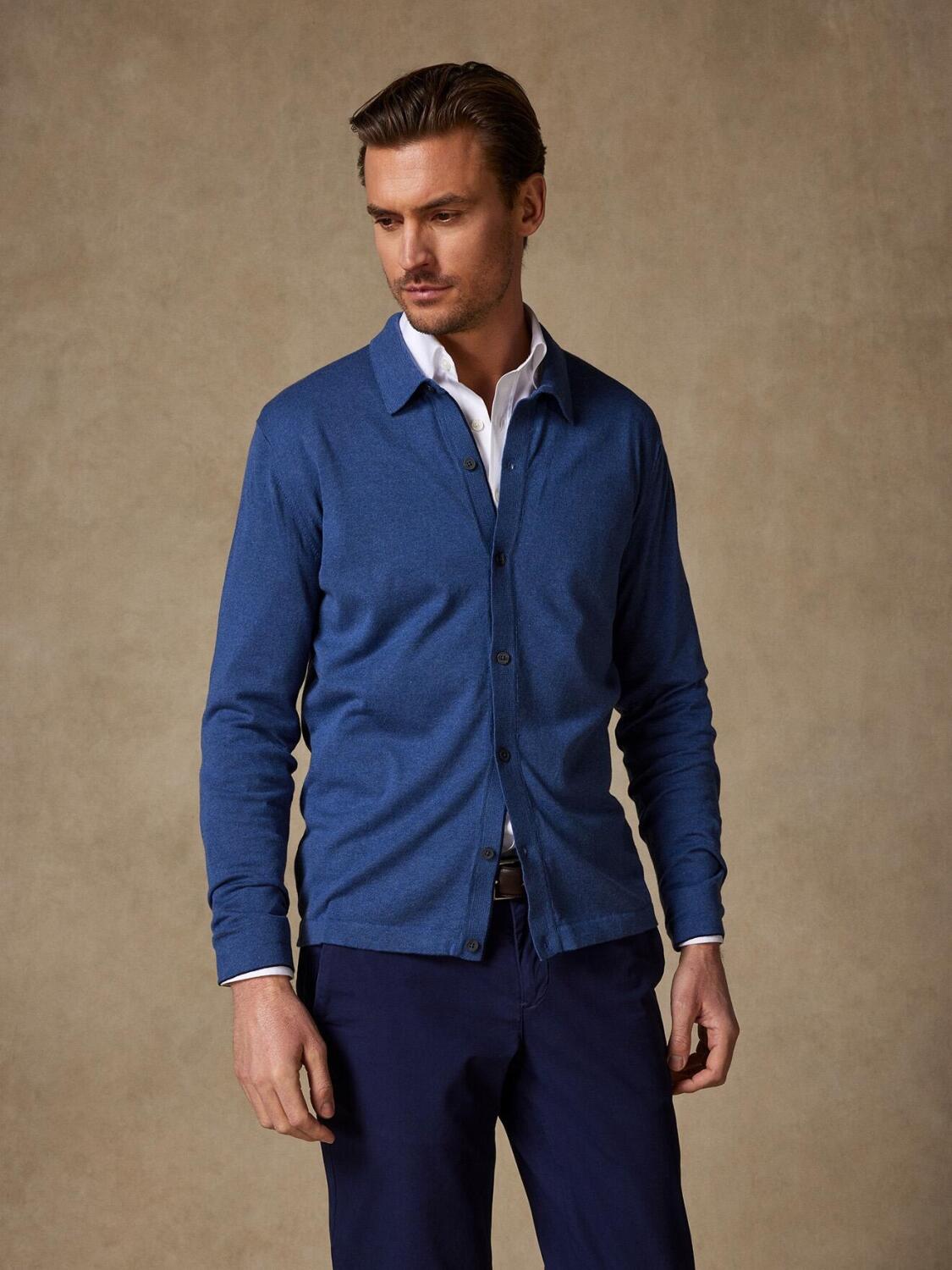 Ted blaue Strickjacke