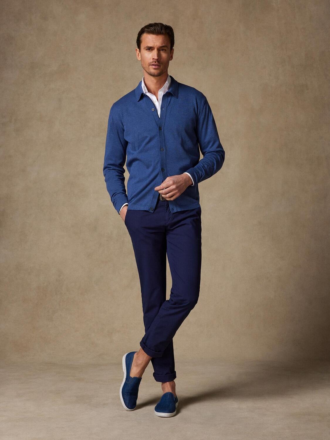 Ted blaue Strickjacke