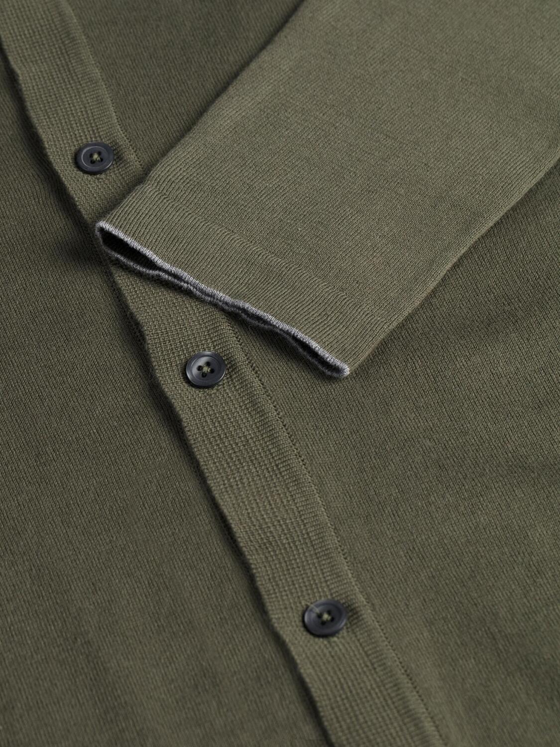 Strickjacke Ted khaki