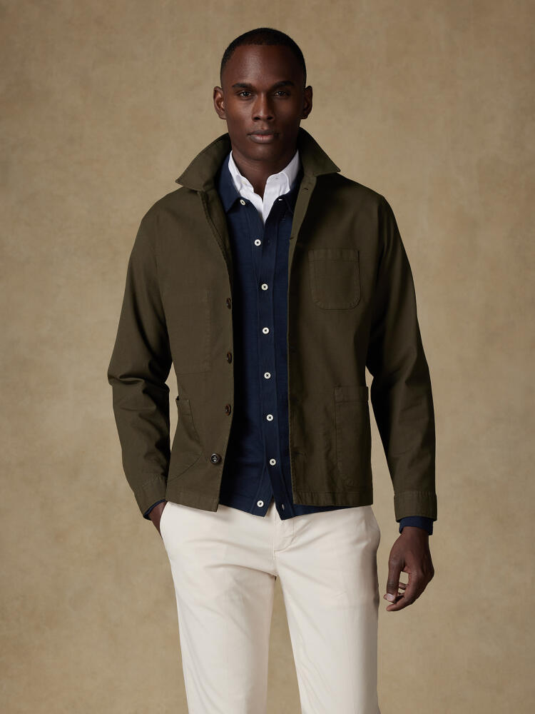 Carl khaki overshirt