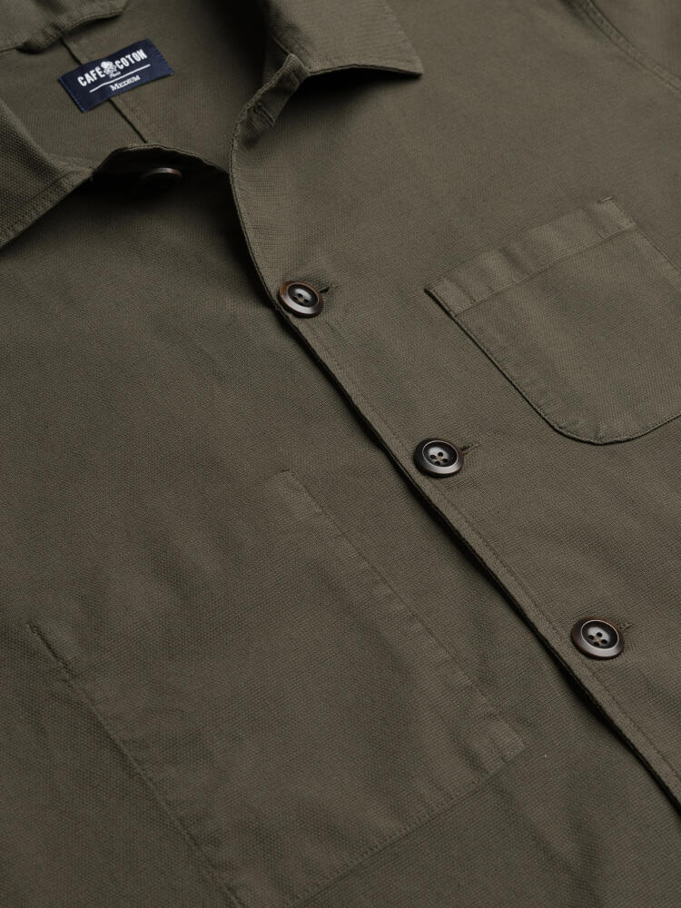 Carl khaki overshirt