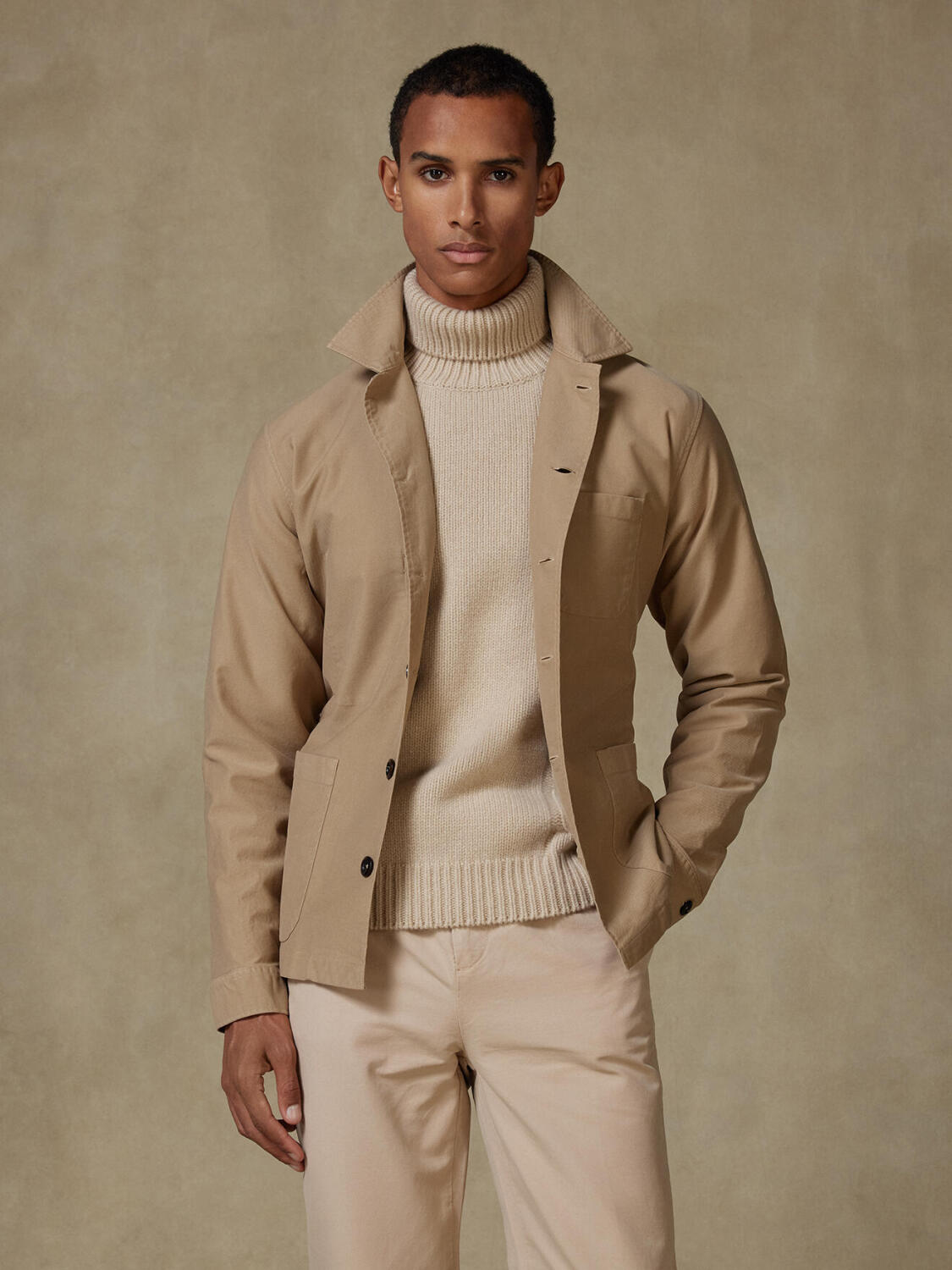 Surchemise James beige