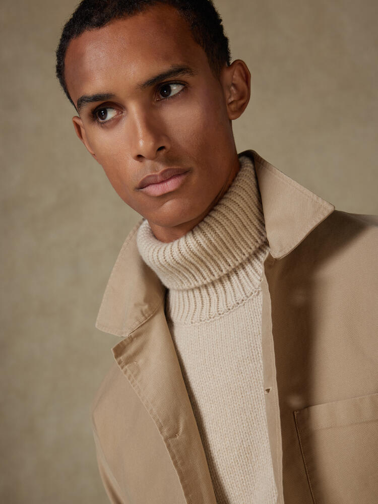 James beige overshirt