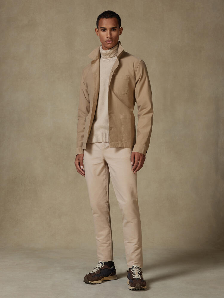 James beige overshirt