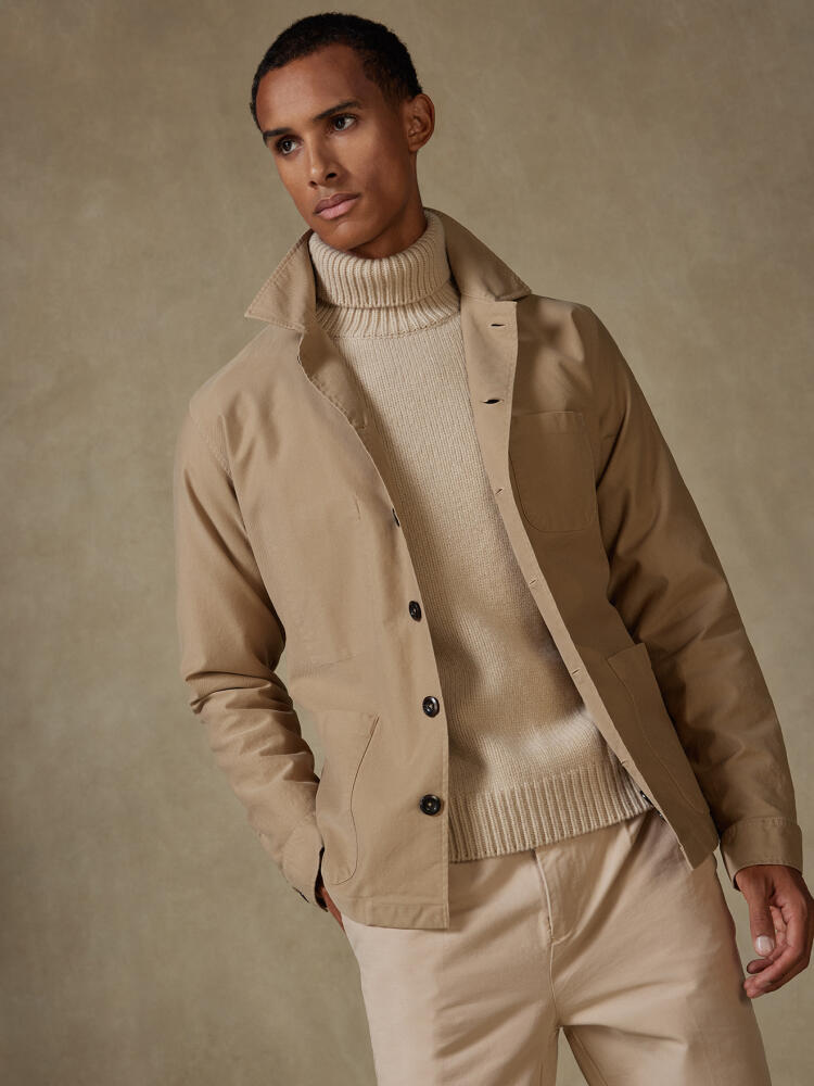 James beige overshirt