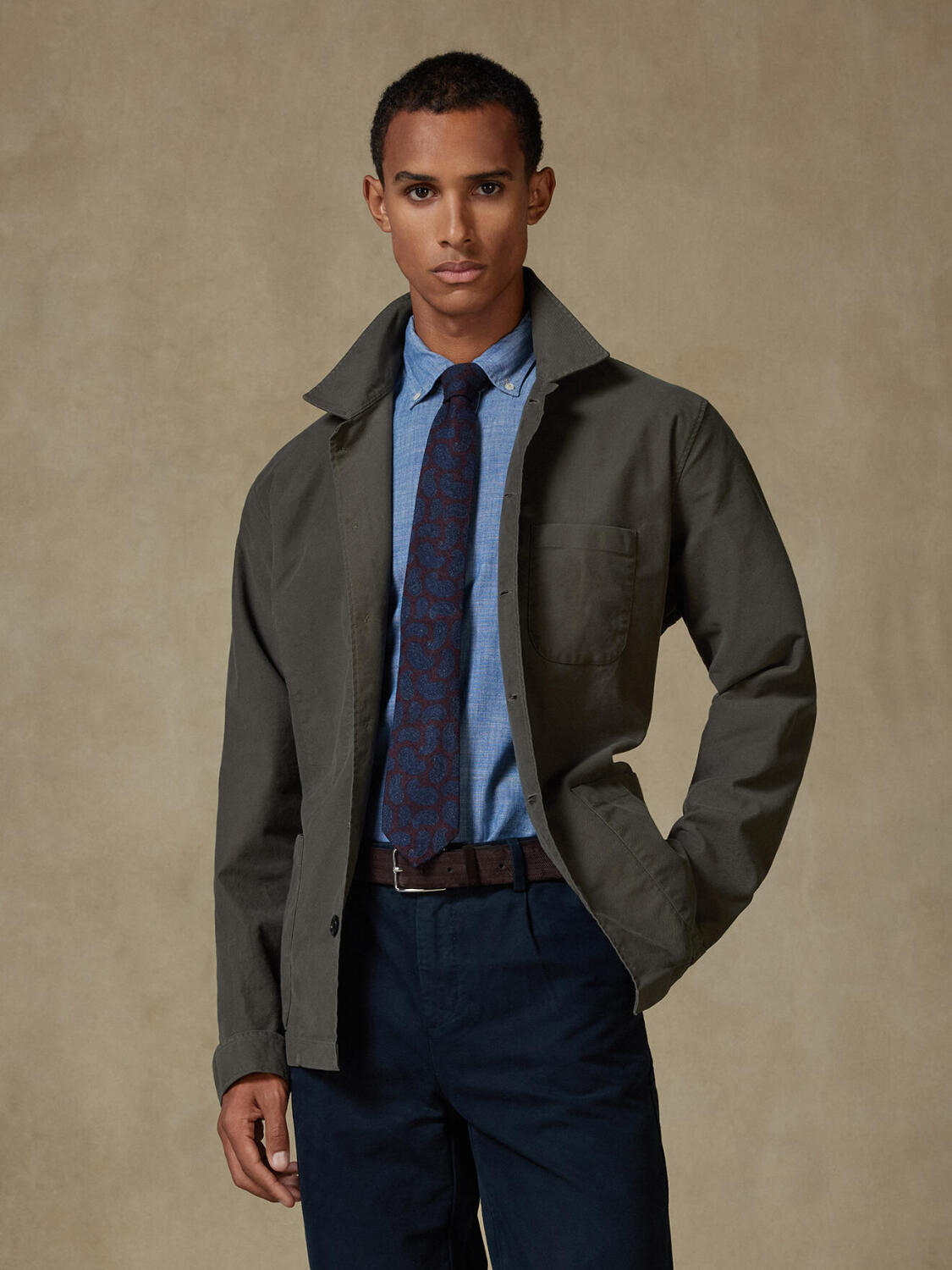 Surchemise James kaki