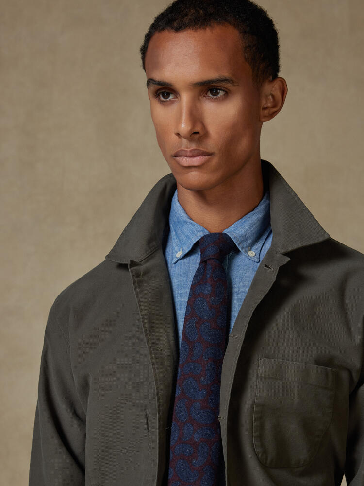 Overshirt James in Khaki