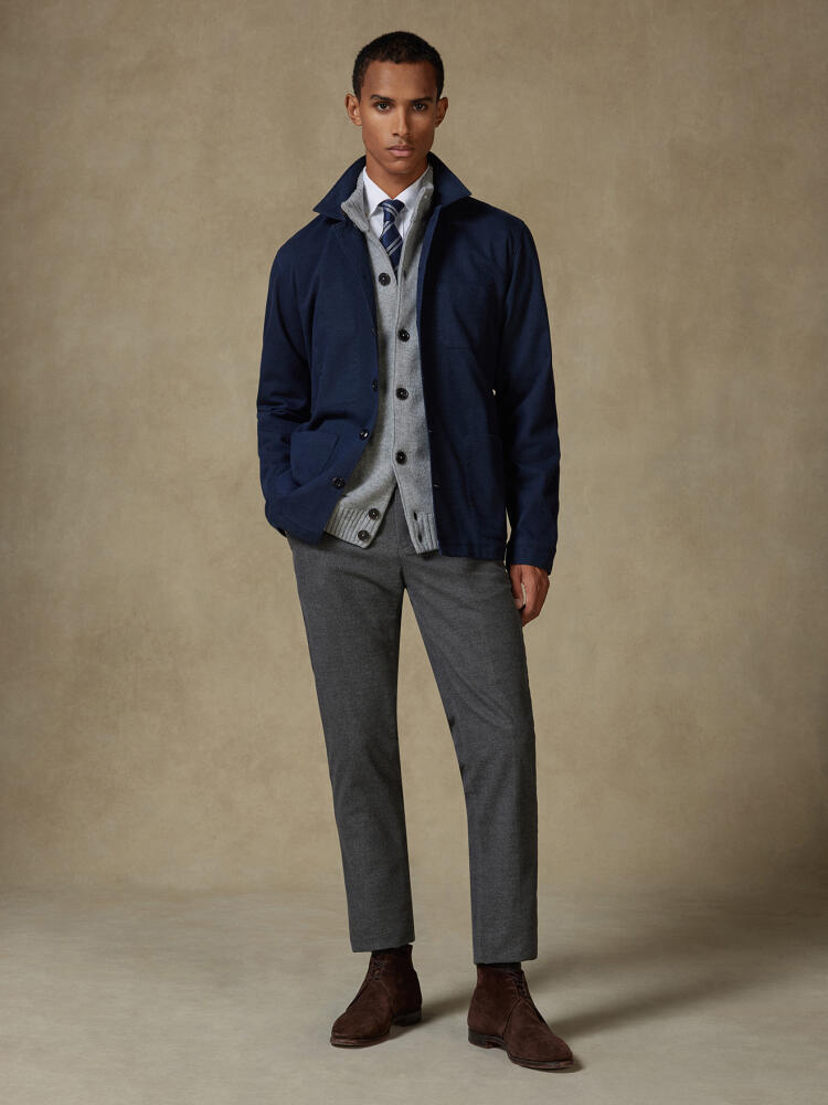 Overshirt Neslon in marine