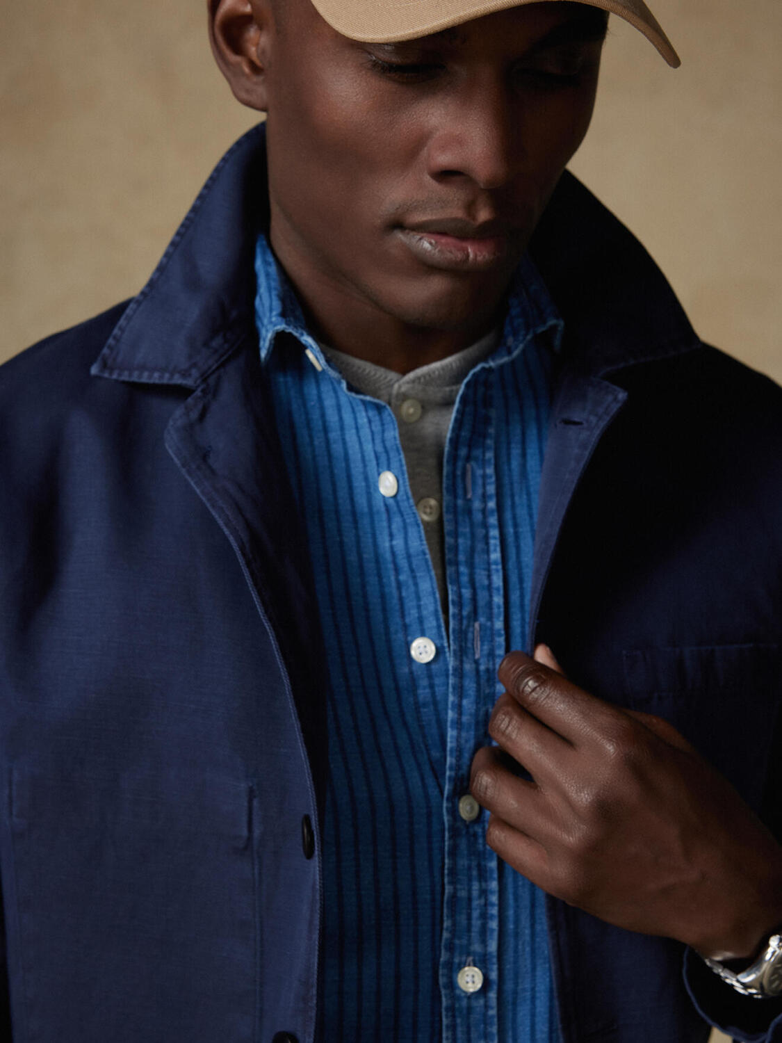 Stanley sobrecamisa azul marino