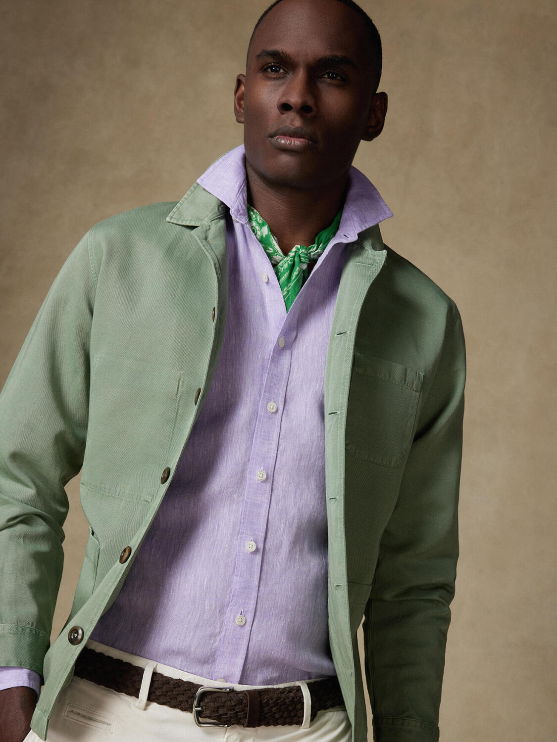 Sobrecamisa Stanley almond