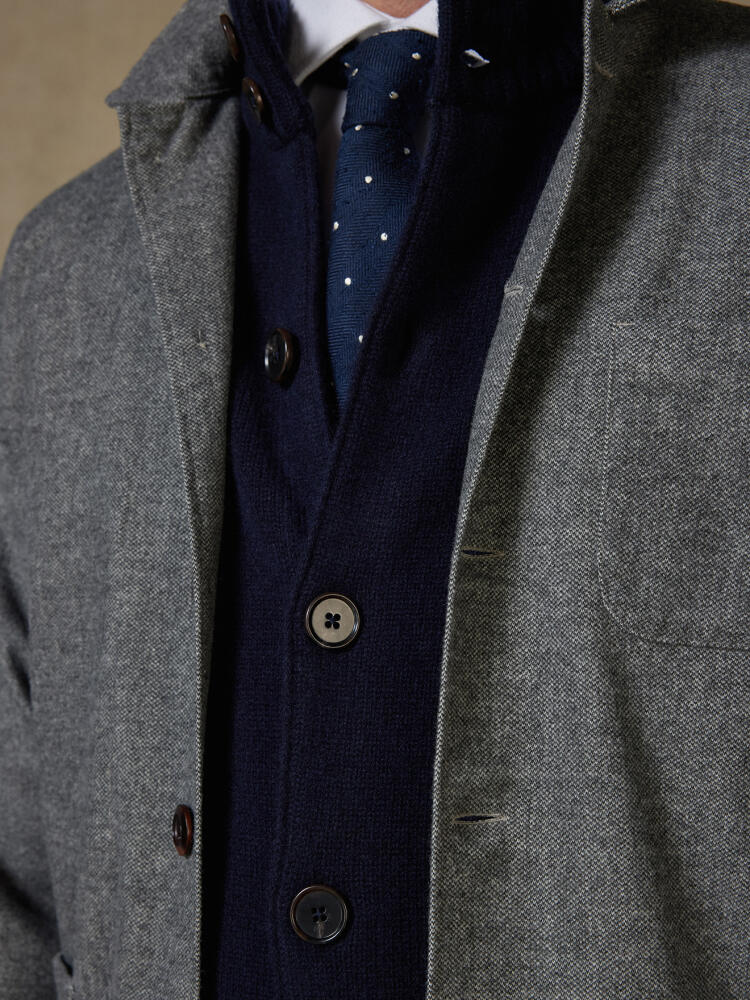 Surchemise Tuck grise