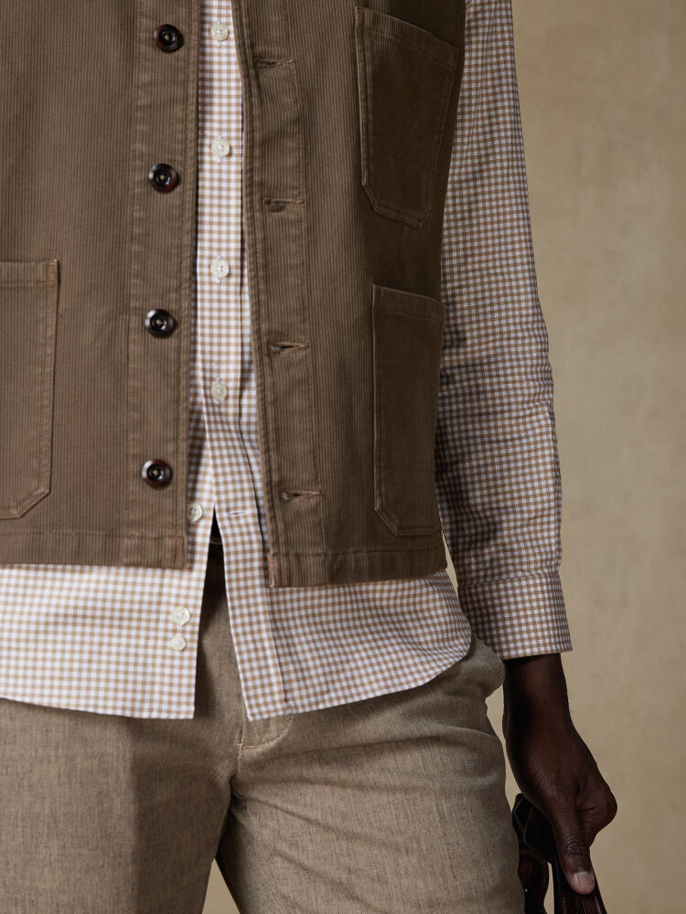 Romeo khaki waistcoat