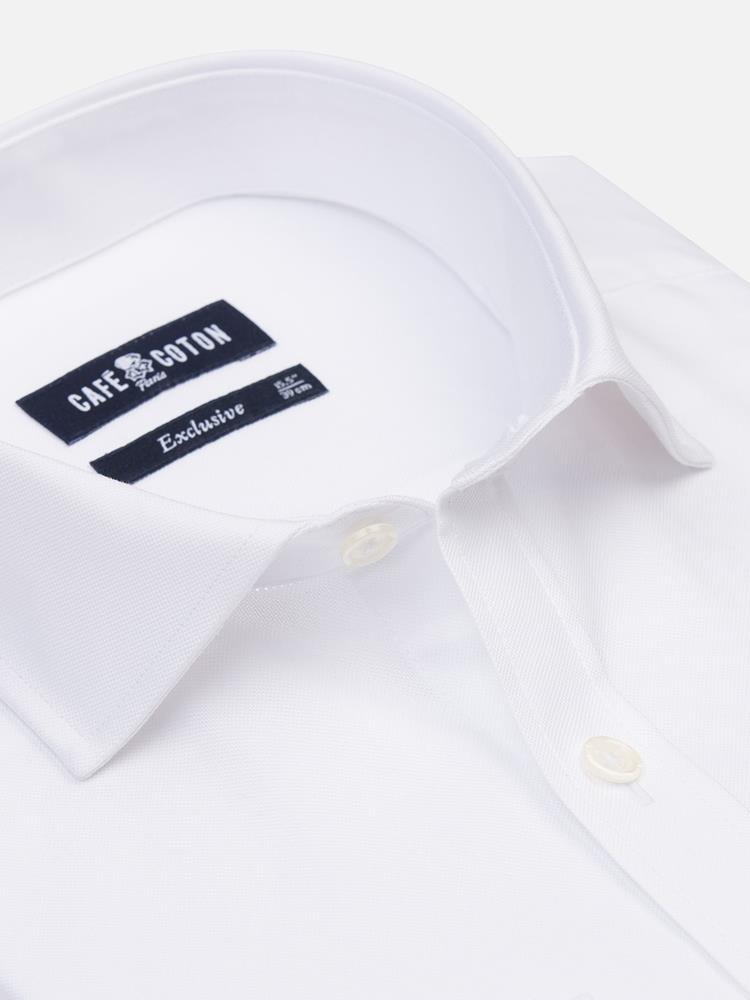 White oxford shirt - Musketeer cuffs