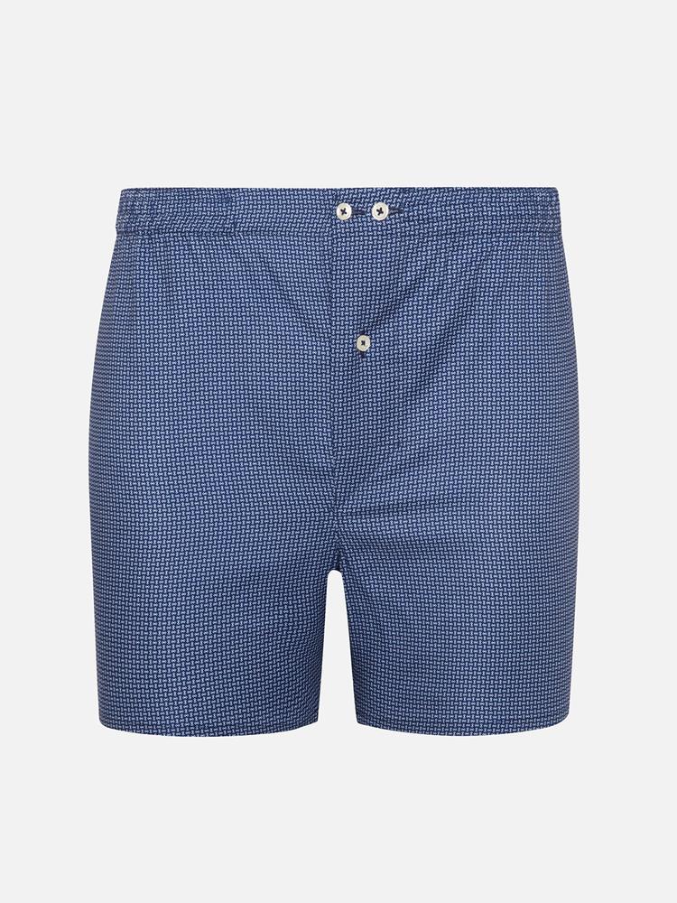Curt sky blue checkered boxer shorts