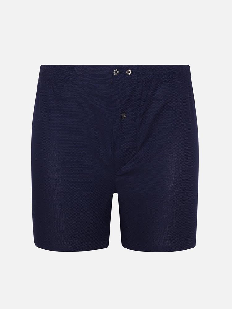 Hall navy flannel boxer shorts