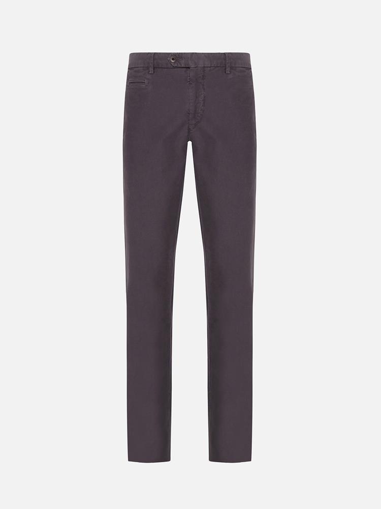 Carbon coloured chino trousers